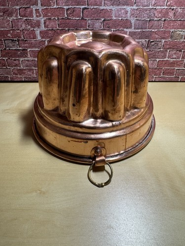 Antique french copper jelly - french,