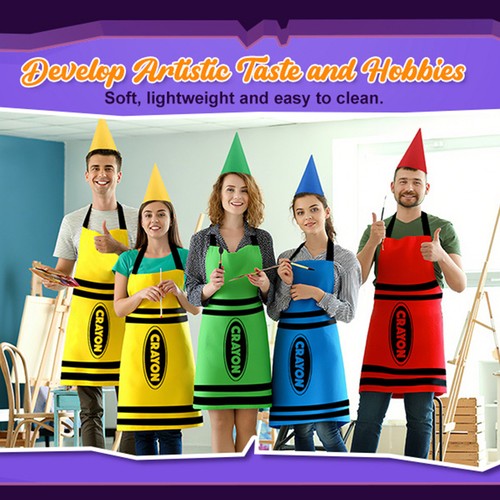 Fancy dress crayon apron - fancy,