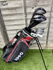 Full LEFT Handed HIPPO HYBRID 2 Golf Club Set with stand bag