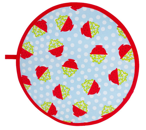 Aga hob cover - 37cm, christmas