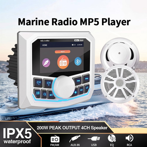 Marine stereo waterproof ipx5 - marine,