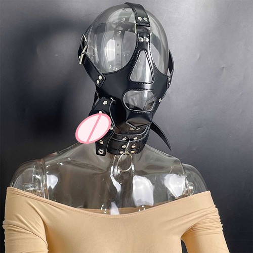 Bdsm bondage head - hood, harness
