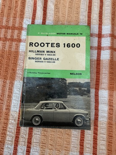 Olyslager motor manual - motor, rootes
