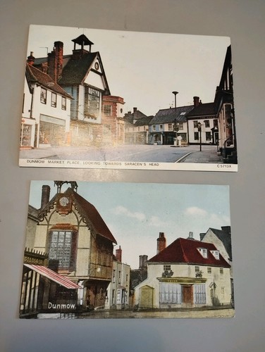 Vintage postcards dunmow - postcards,