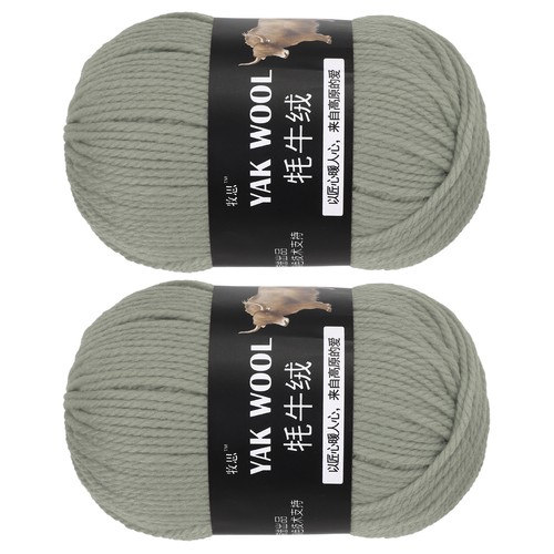 2pcs crocheting yarn gray - yarn,,