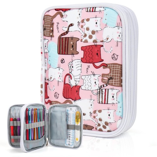 Zipper crochet hook case empty - zipper,