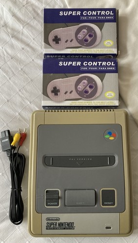 Super nintendo console with - super, 2