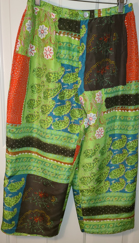 Patchwork 100 silk harem - patchwork,