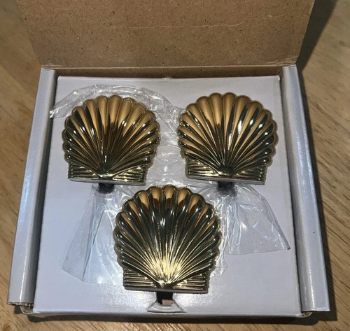 Party lite brass sea - brass, shell