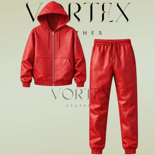 Men red real - men's, cowhide
