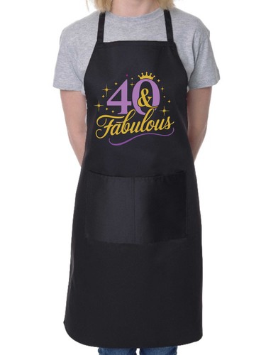 And fabulous apron 40th - apron,