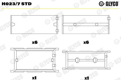 Fits glyco h023 7 std - h023/7,