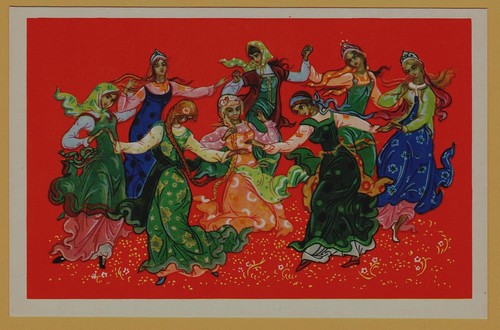 Russian folk dance girls - russian,