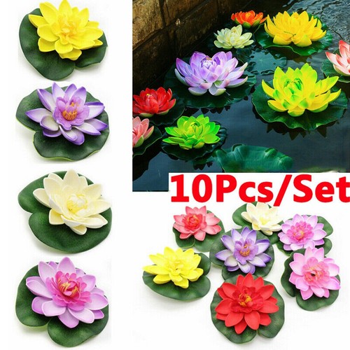 10pcs artificial lotus flower - 10pcs,
