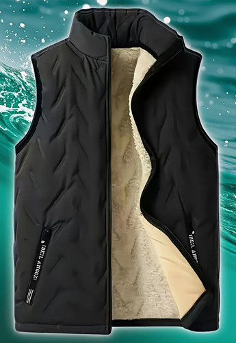 Mens black full zip - full, fleece
