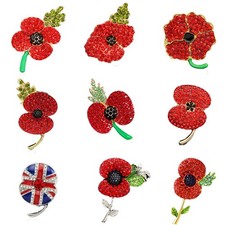 Poppie pin 2025 badge red - poppie,