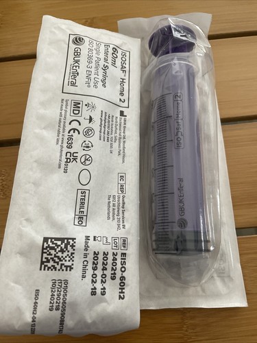 60ml enteral syringes - 60ml, x10