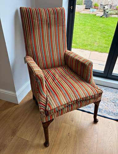 Striped fabric upholstered - striped,