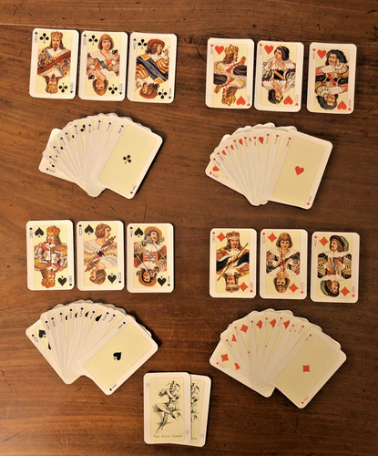 Vintage miniature playing - vintage,