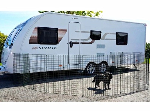Conka portable dog - fence, set