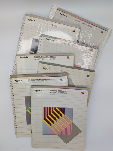 Vintage apple iie manuals - iie,
