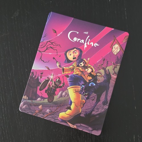 Coraline steelbook blu ray - steelbook,