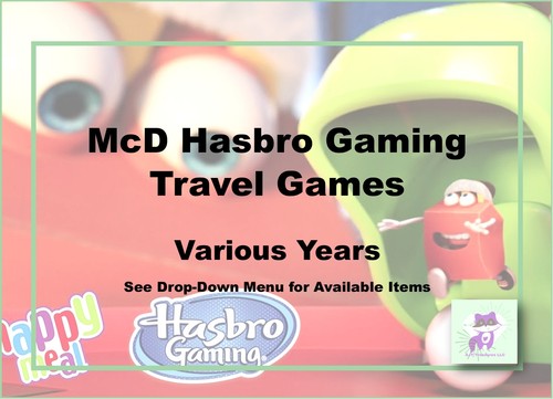 Mcdonald hasbro gaming - hasbro,