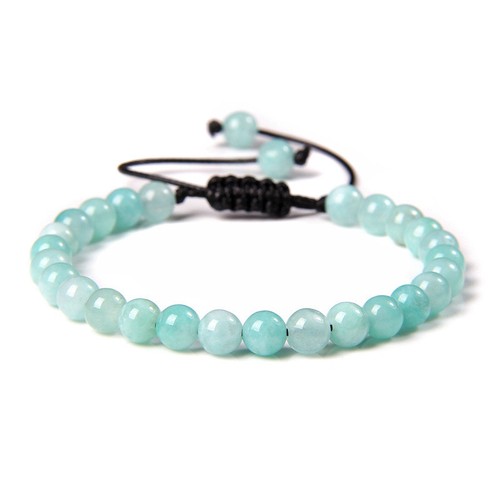 Natural gemstone amazonite 6mm - natural,