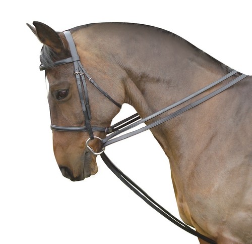 Kincade leather draw reins set - leather,