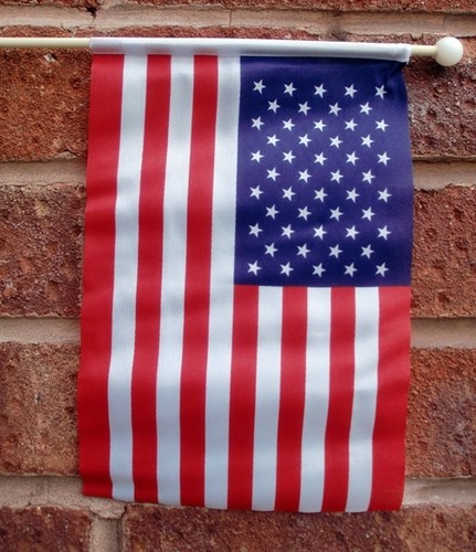 Usa hand waving flag - medium, 9"