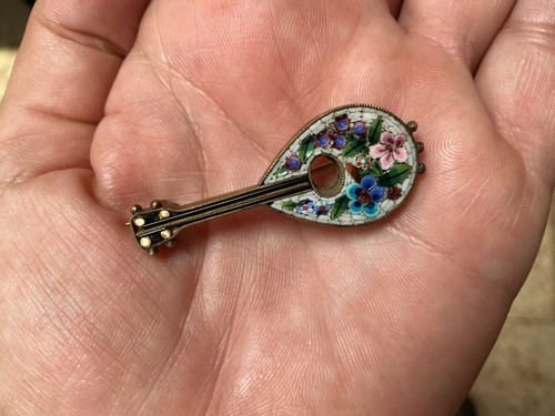 Vintage micro mosaic - vintage, mandolin