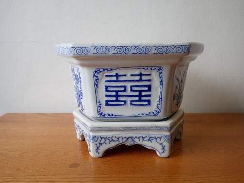 Chinese blue and white - , double