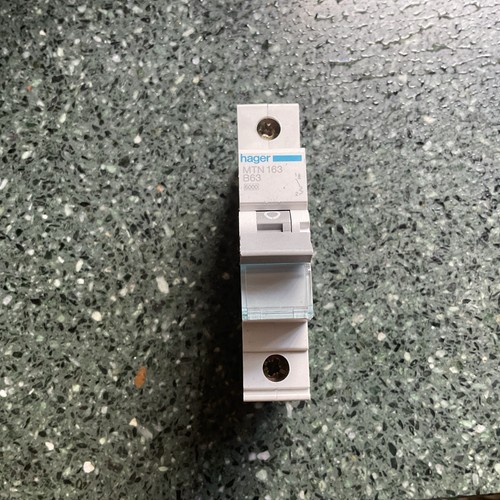 Hager amp curve 6ka mcb - amp,