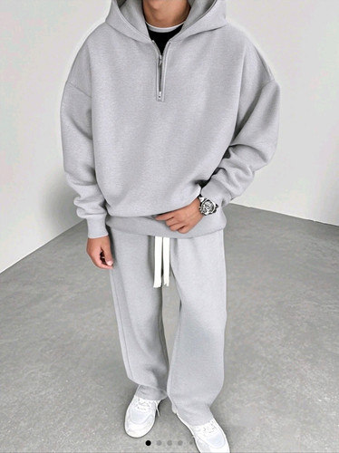 Men grey piece tracksuit - grey, 2-piece