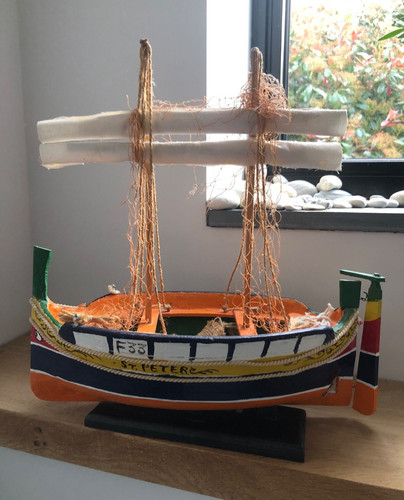Wooden model fishing - fishing, boat
