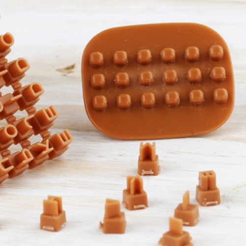 Polymer clay letter stamps - clay,