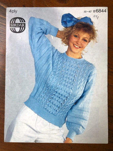 Sirdar 6844 knitting pattern