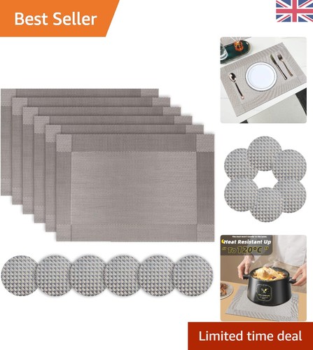 Silver table place mats - silver, and