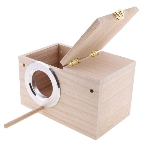 Parakeet nesting box wood - nesting,