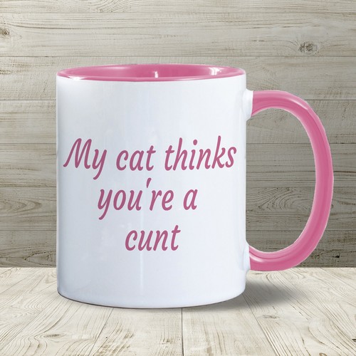 11oz pink mug - mug, my