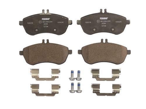 Brake pads set front - set,