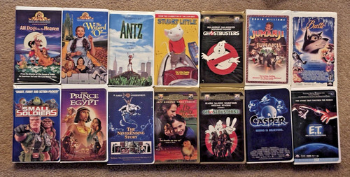 Vhs lot vintage - vhs, of