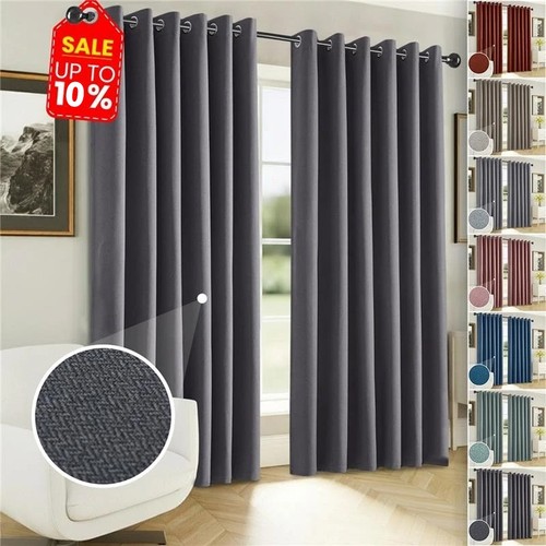 Luxury thick blackout curtains - thick,