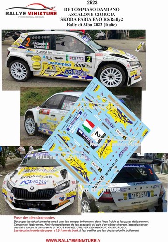 Decals ref 2523 skoda - 1/32,