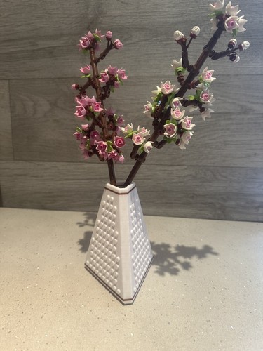 Vase for lego - cherry, blossom
