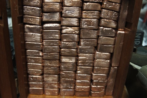 Copper ingots bar - , recycled