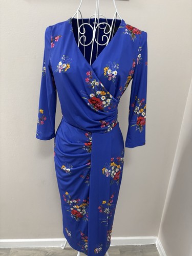 Bombshell london blue - blue, floral