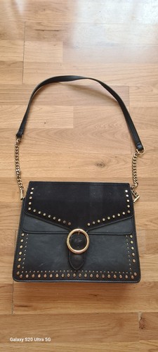 Topshop black studded - black, faux