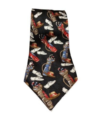 Vintage men golf tie - vintage,