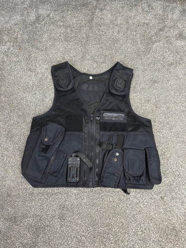 Arktis black utility - black, vest